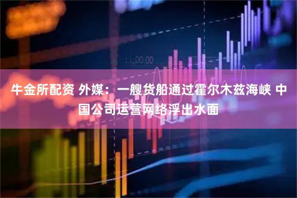 牛金所配资 外媒：一艘货船通过霍尔木兹海峡 中国公司运营网络浮出水面